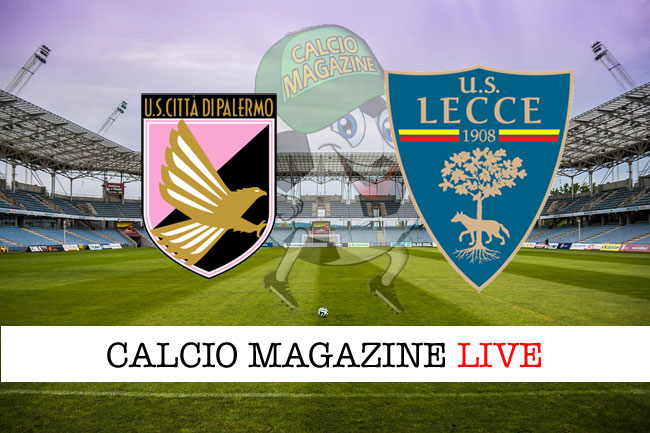 Palermo Lecce cronaca diretta live risultato in tempo reale