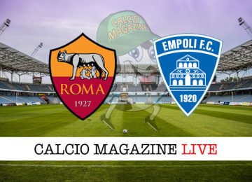 Roma Empoli cronaca diretta live risultato in tempo reale