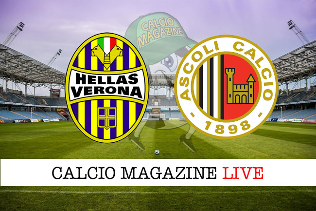 Hellas Verona Ascoli cronaca diretta live risultato in tempo reale