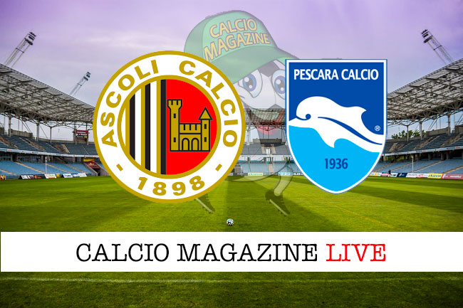 Ascoli Pescara cronaca diretta live risultato in tempo reale