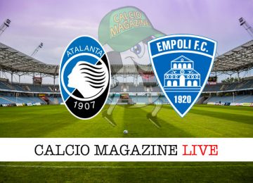 Atalanta Empoli cronaca diretta live risultato in tempo reale