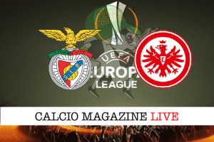 Benfica Eintracht Francoforte cronaca diretta live risultato in tempo reale