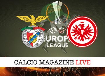 Benfica Eintracht Francoforte cronaca diretta live risultato in tempo reale