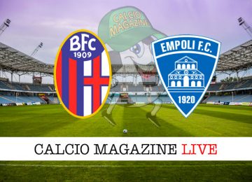 Bologna Empoli cronaca diretta live risultato in tempo reale