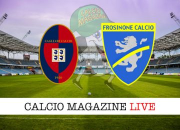 Cagliari Frosinone cronaca diretta live risultato in tempo reale