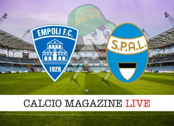 Empoli Spal cronaca diretta live risultato in tempo reale