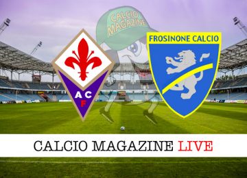 Fiorentina Frosinone cronaca diretta live risultato in tempo reale