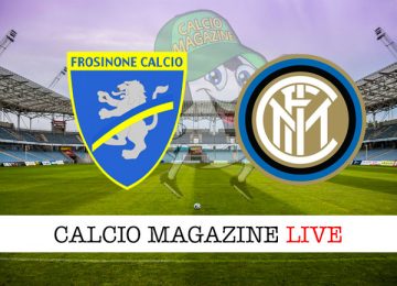 Frosinone Inter cronaca diretta live risultato in tempo reale