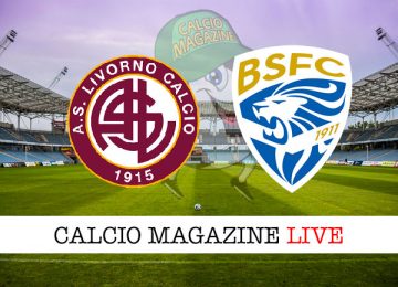 Livorno Brescia cronaca diretta live risultato in tempo reale