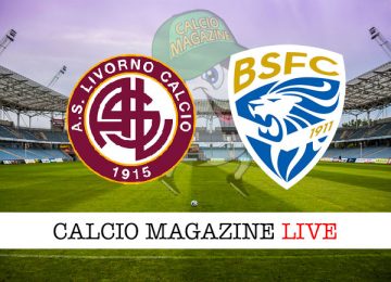 Livorno Brescia cronaca diretta live risultato in tempo reale