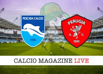 Pescara Perugia cronaca diretta live risultato in tempo reale
