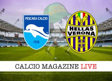 Pescara Verona cronaca diretta live risultato in tempo reale