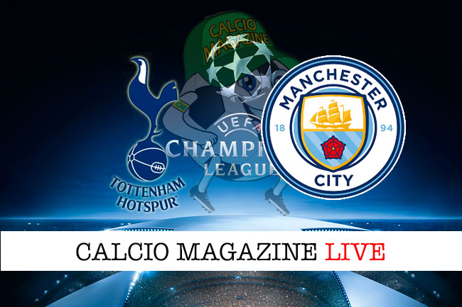 Tottenham Manchestery City cronaca diretta live risultato in tempo reale