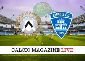 Udinese Empoli cronaca diretta live risultato in tempo reale