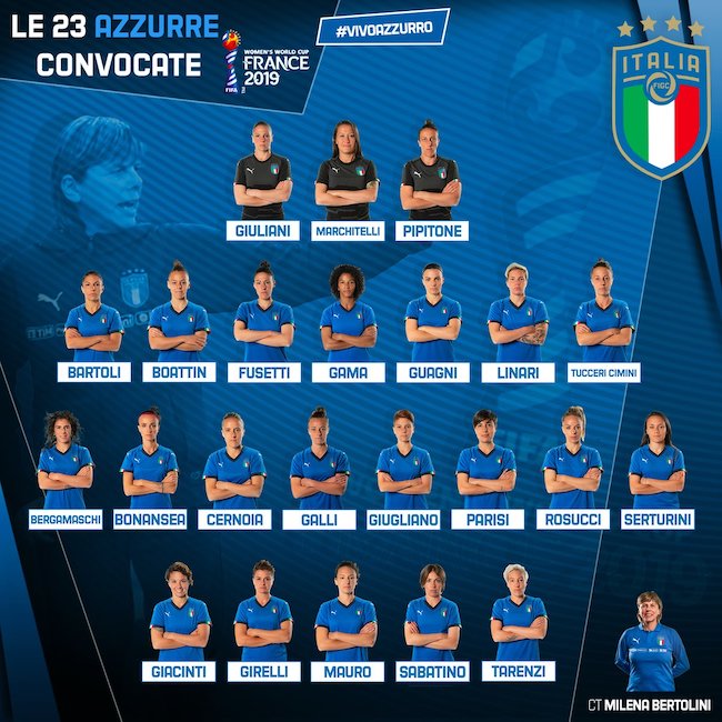 azzurre convocate mondiali 2019