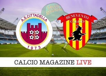 Cittadella Benevento cronaca diretta live risultato in tempo reale