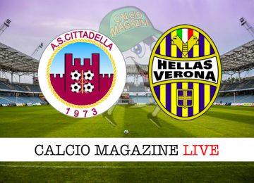 Cittadella Verona cronaca diretta live risultato in tempo reale