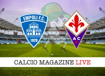 Empoli Fiorentina cronaca diretta live risultato in tempo reale