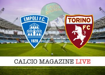 Empoli Torino cronaca diretta live risultato in tempo reale