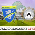 Frosinone Udinese cronaca diretta live risultato in tempo reale