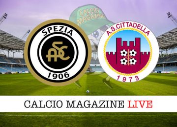 Spezia Cittadella cronaca diretta live risultato in tempo reale