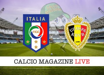 Italia Belgio cronaca diretta live risultato in tempo reale