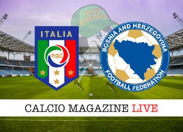 Italia Bosnia cronaca diretta live risultato in tempo reale