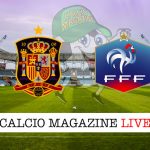 Spagna Francia cronaca diretta live risultato in tempo reale