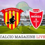 Benevento Monza cronaca diretta live risultato in tempo reale