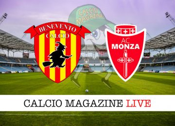 Benevento Monza cronaca diretta live risultato in tempo reale