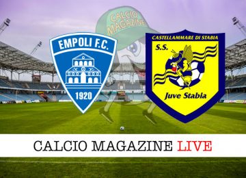 Empoli Juve Stabia cronaca diretta live risultato in tempo reale