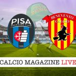 Pisa Benevento cronaca diretta live risultato in tempo reale