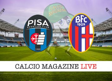 Pisa Bologna cronaca diretta live risultato in tempo reale