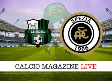 Sassuolo Spezia cronaca diretta live risultato in tempo reale