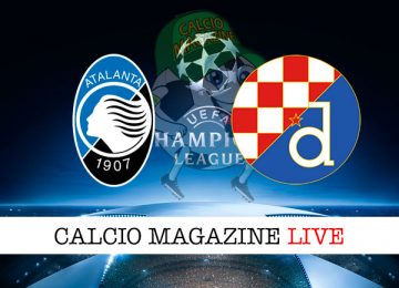 Atalanta Dinamo Zagabria cronaca diretta live risultato in tempo reale