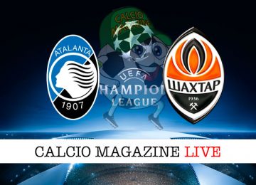 Atalanta Shakthar cronaca diretta live risultato in tempo reale