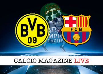 Borussia Dortmund Barcellona cronaca diretta live risultato in tempo reale
