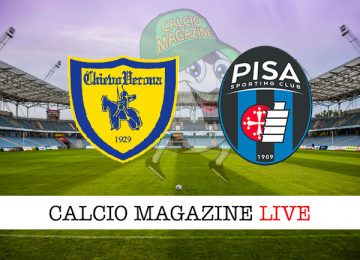 Chievo Pisa cronaca diretta live risultato in tempo reale