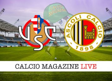 Cremonese Ascoli cronaca diretta live risultato in tempo reale