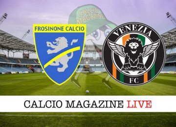 Frosinone Venezia cronaca diretta live risultato in tempo reale