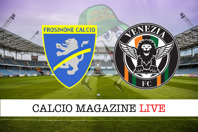 Frosinone Venezia cronaca diretta live risultato in tempo reale