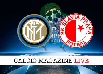 Inter Slavia Praga cronaca diretta live risultato in tempo reale