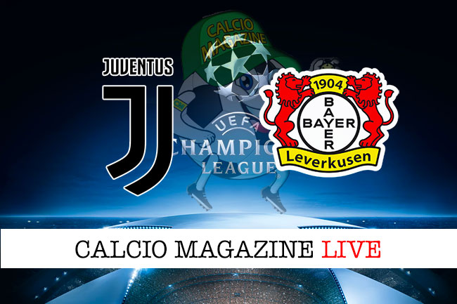 Juventus Bayern Leverkusen cronaca diretta live risultato in tempo reale