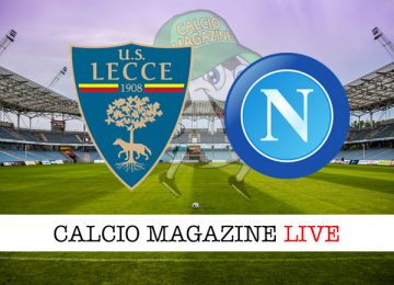 Lecce Napoli cronaca diretta live risultato in tempo reale