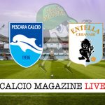 Pescara Virtus Entella cronaca diretta live risultato in tempo reale