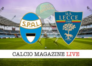 Spal Lecce cronaca diretta live risultato in tempo reale