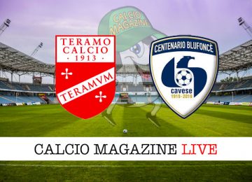 Teramo Cavese cronaca diretta live risultato in tempo reale