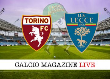 Torino Lecce cronaca diretta live risultato in tempo reale