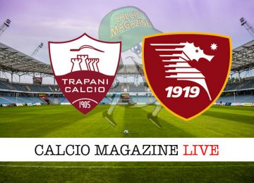 Trapani Salernitana cronaca diretta live risultato in tempo reale