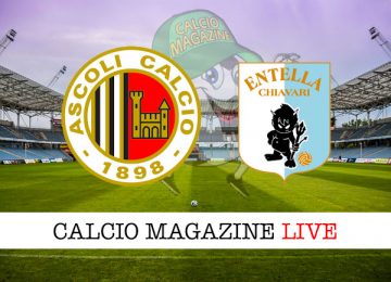 Ascoli Virtus Entella cronaca diretta live risultato in tempo reale